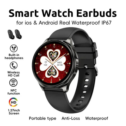 FW7 Smart Watch With Earbuds