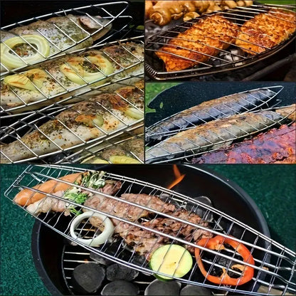 Handheld Fish Grilling Rack