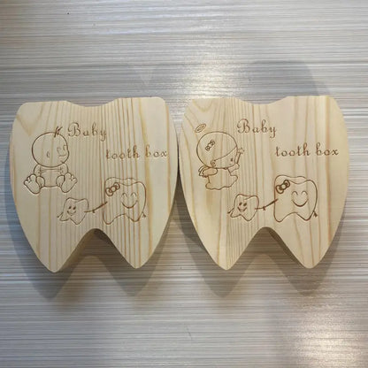 Wooden Teeth Box For Children