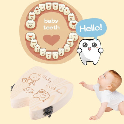 Wooden Teeth Box For Children